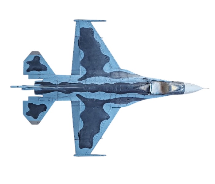 Mitsubishi F-2A © Enrico Bianchi - Click to magnify/shrink Mitsubishi F-2A, Kit Hasegawa, scala 1/48